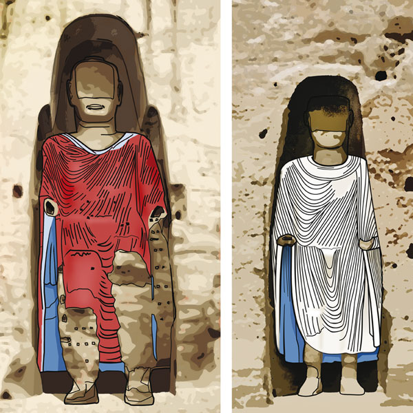 Eva Rodríguez Braña Valle de Bāmiyān, Afganistán estatuas budistas