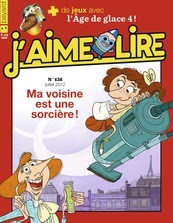 J'aime lire - Juillet 2012 -Ma voisine est une sorcière - Editions Bayard