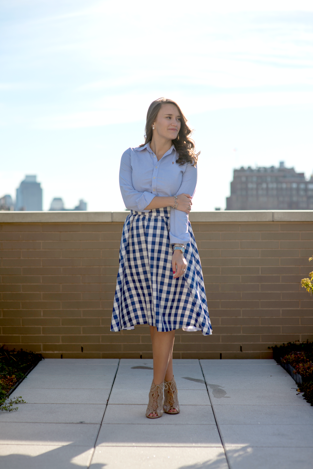 Dress Corilynn Gingham Skirt New York City Fashion and Lifestyle Blog