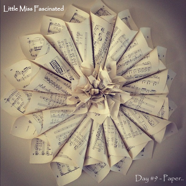 little miss fascinated antique sheet music wreath tutorial sheet music wreath