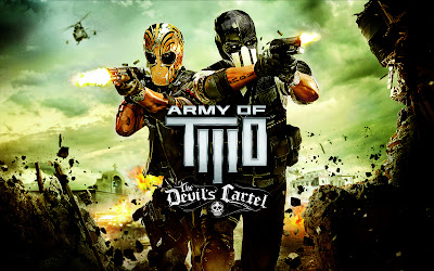 Army of Two Devils Cartel Characters Shooting HD Wallpaper