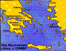 Map of Greece in Ancient times