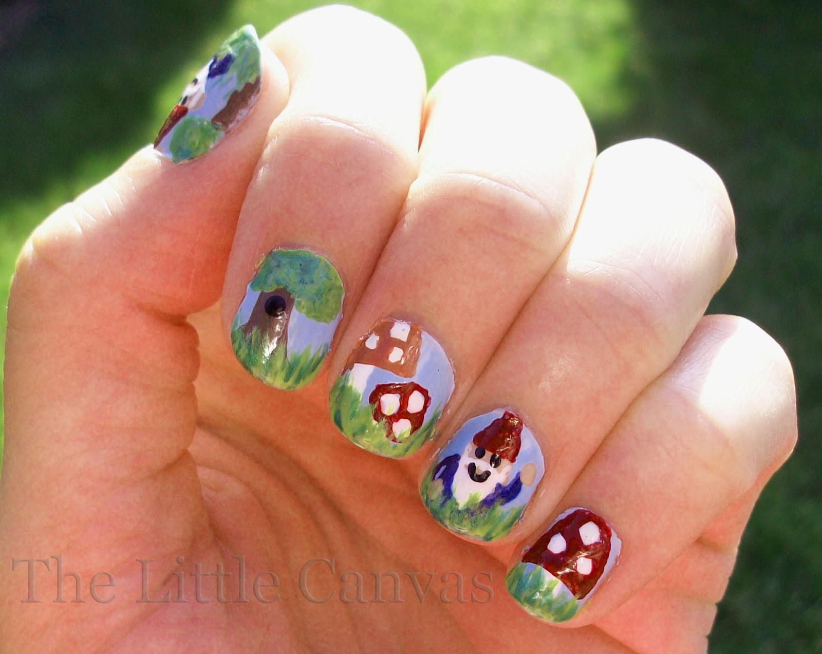 2. Kimmett Knitted Gnome Nail Design - wide 7