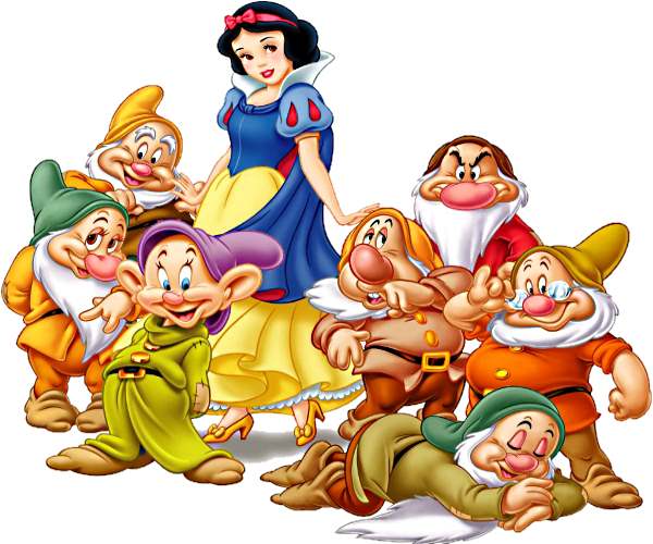 Пересказ сказки "Белоснежка и семь гномов" стихотворением