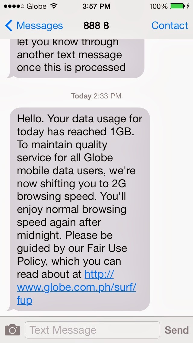how to check mobile data balance in globe