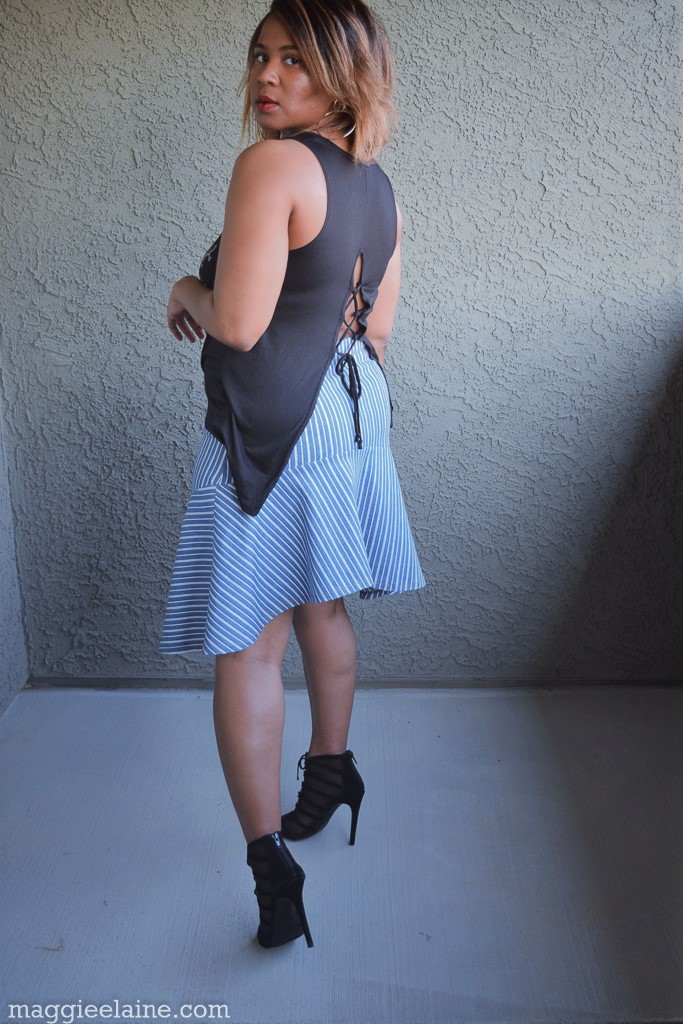 Skirts Challenge Inspiration Denim Flounce Skirt...plus a little extra...