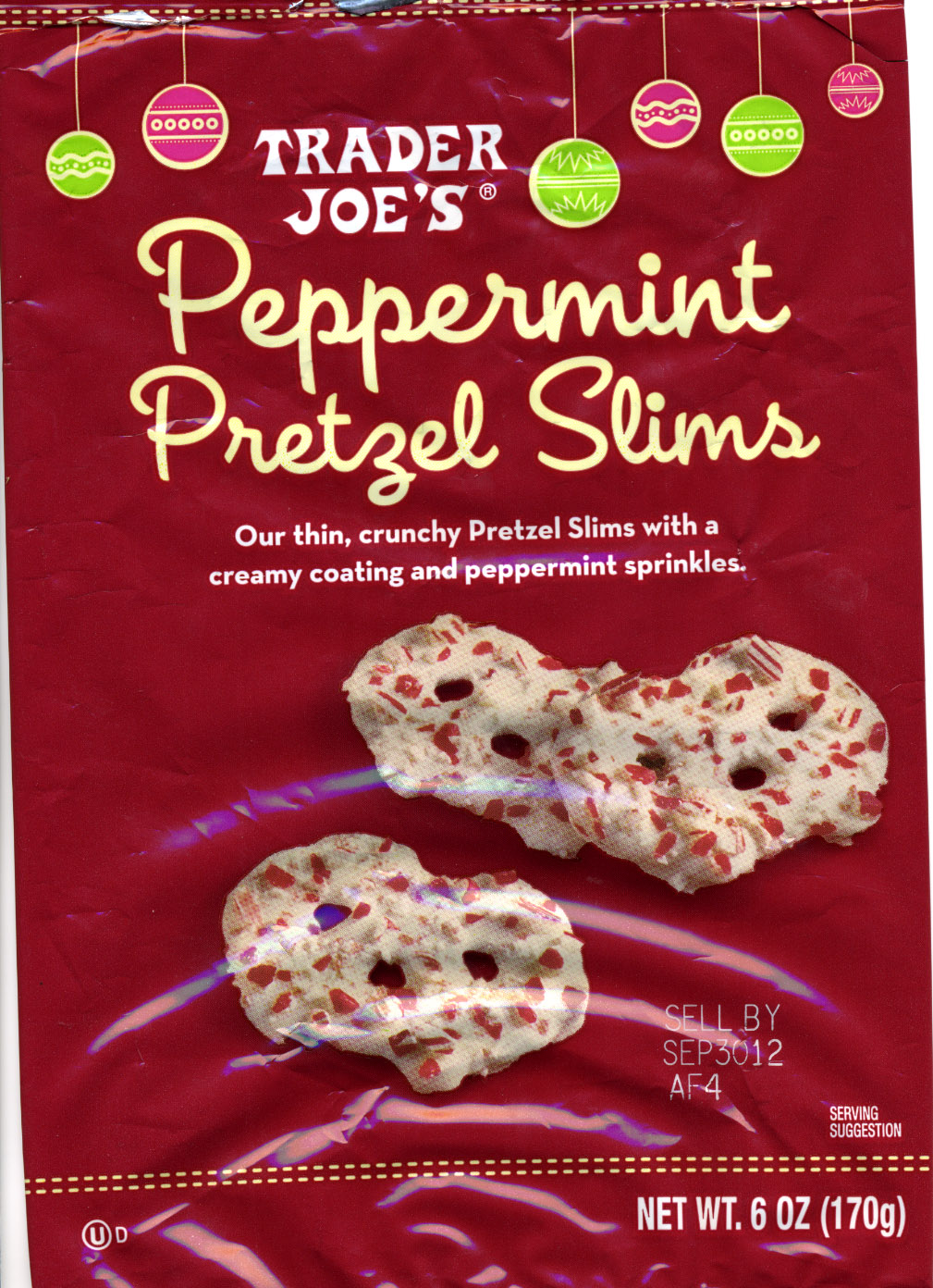 Trader Joe’s Peppermint Pretzel Slims Club Trader Joe's