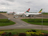 Kenya Airways, Ethiopian Airlines  in Lilongwe, Malawi