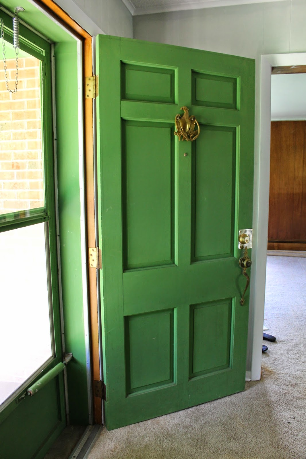 Grace Lee Cottage Painted & Distressed Front Door {A Tutorial}