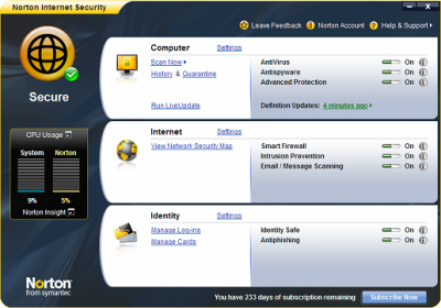 Norton Internet Security wont open