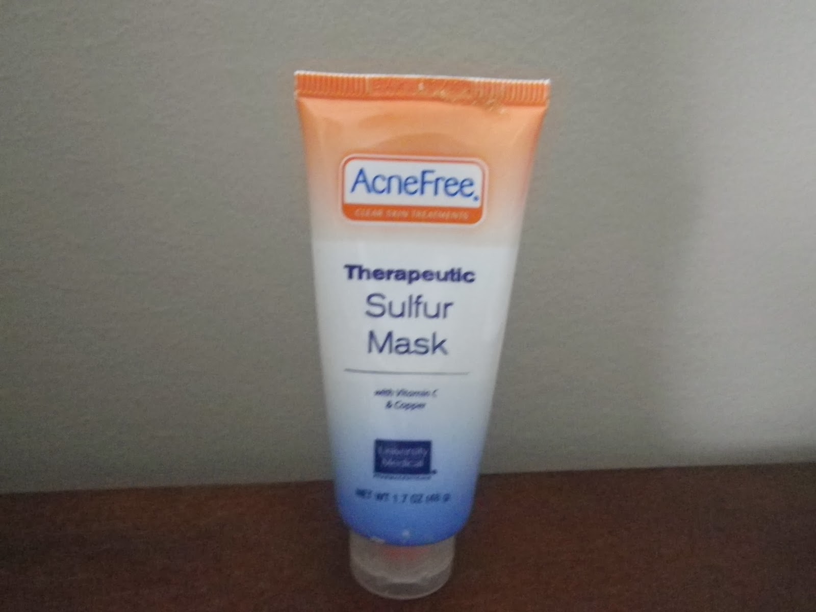Advice from an Imperfect Parent AcneFree Therapeutic Sulfur Mask Review