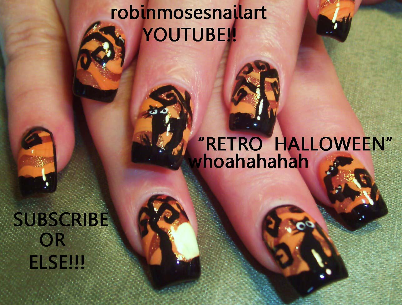 9. "Halloween Nail Art Inspiration from Top Design Magazines" - wide 8
