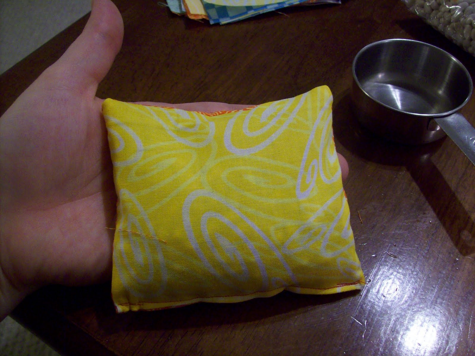 Chrystal's Corner Making Bean Bags