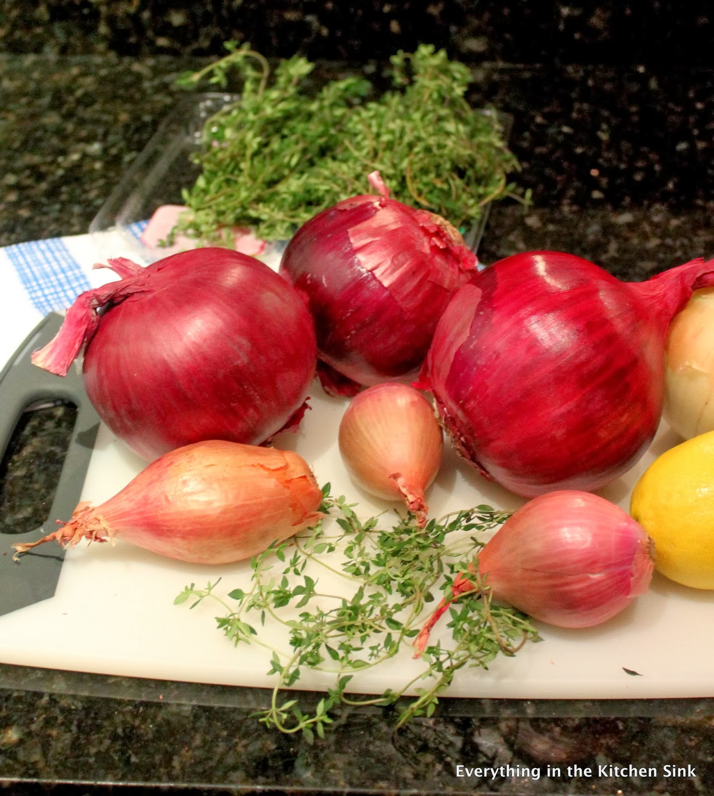 Everything in the Kitchen Sink French Onion Jam