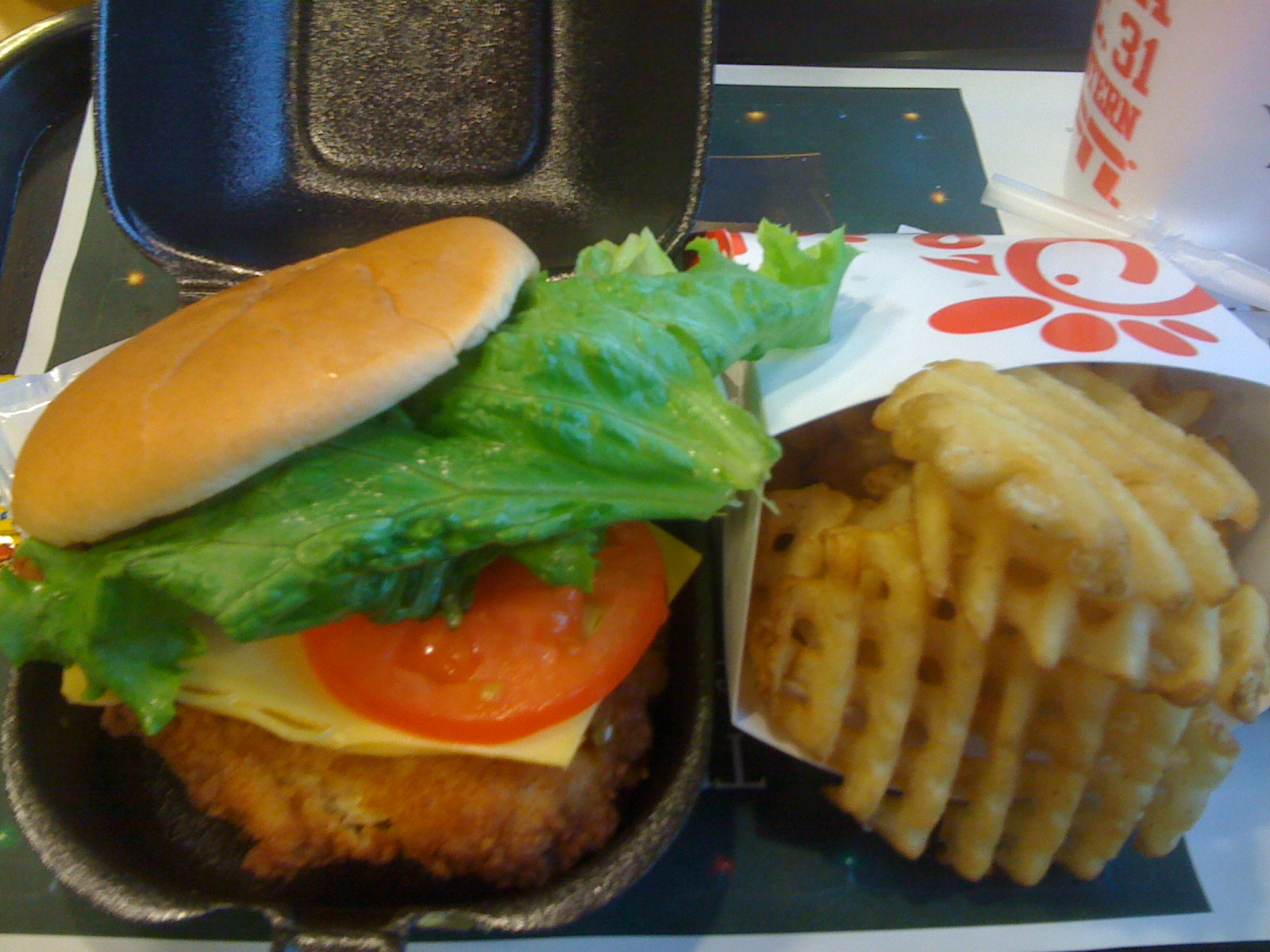 Greg's Gourmet Chicken Sandwich and Waffle Fries...FOR FREE!