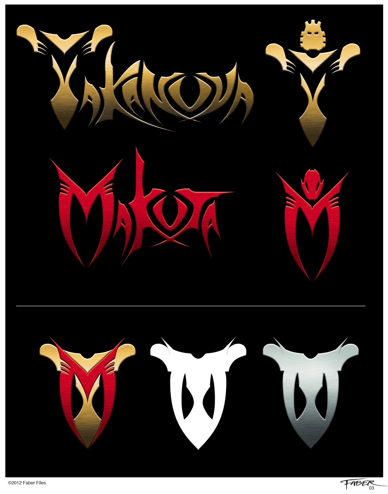 Bionicle Concept Arts - Página 2 Christian+Faber+Files_TakaNuva-Makuta+logos