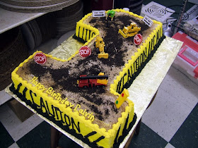 Birthday Cake: Construction Birthday Cakes