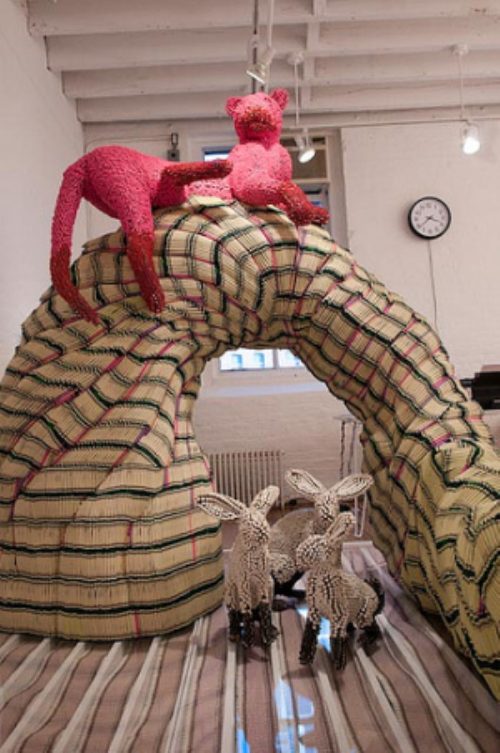 Colorful Crayon Sculptures by Herb Williams