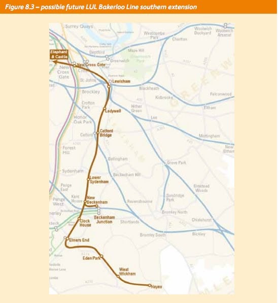 Brockley Central Bakerloo Line extension to Lewisham inches forward