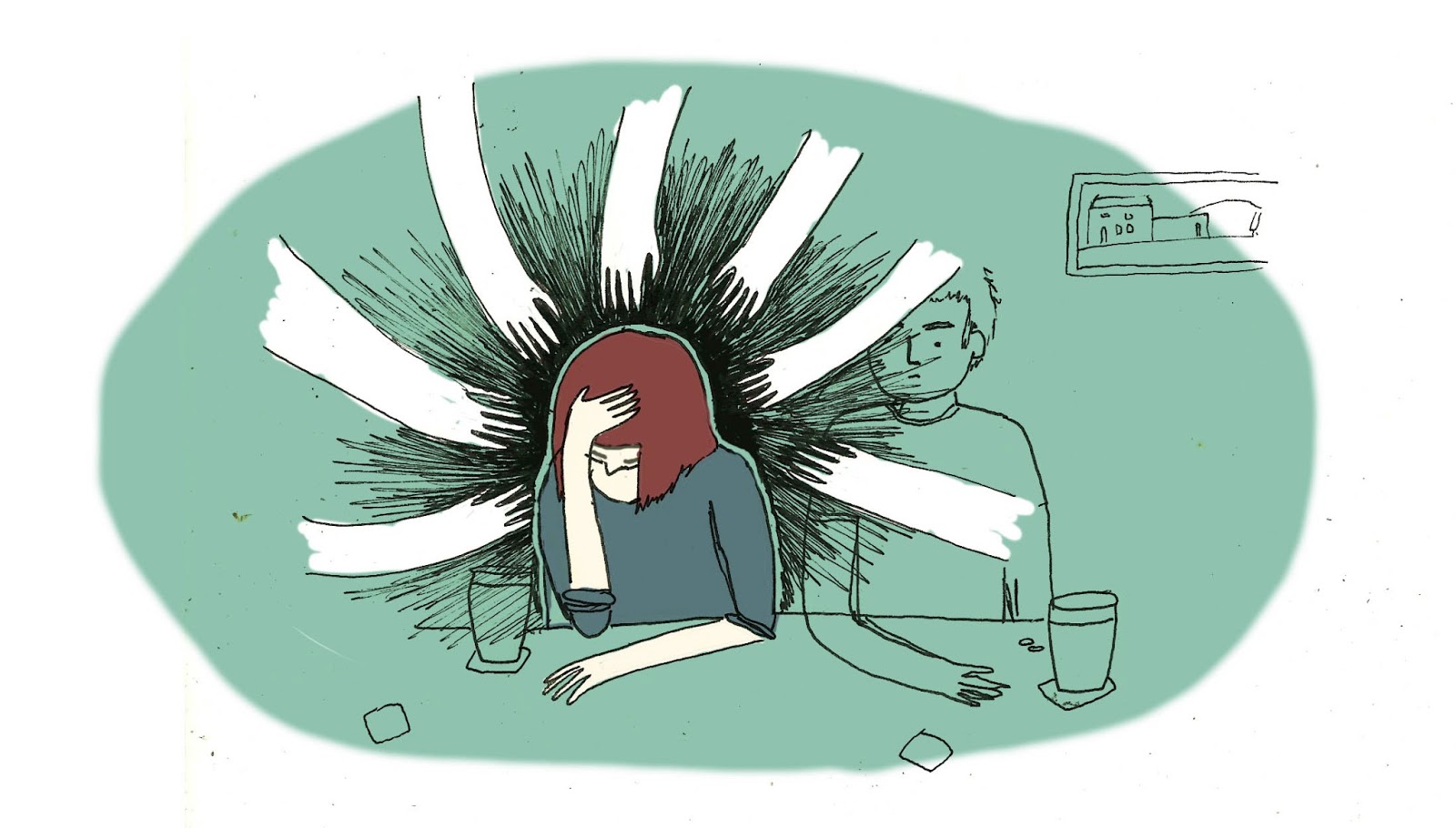 Jess Marshall Illustration: more mental health drawings