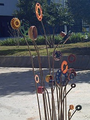 Jardín mecánico', (detalle), escultura de Barbara Díaz jardin-mecanico-detalle-escultura-de-barbara-diaz