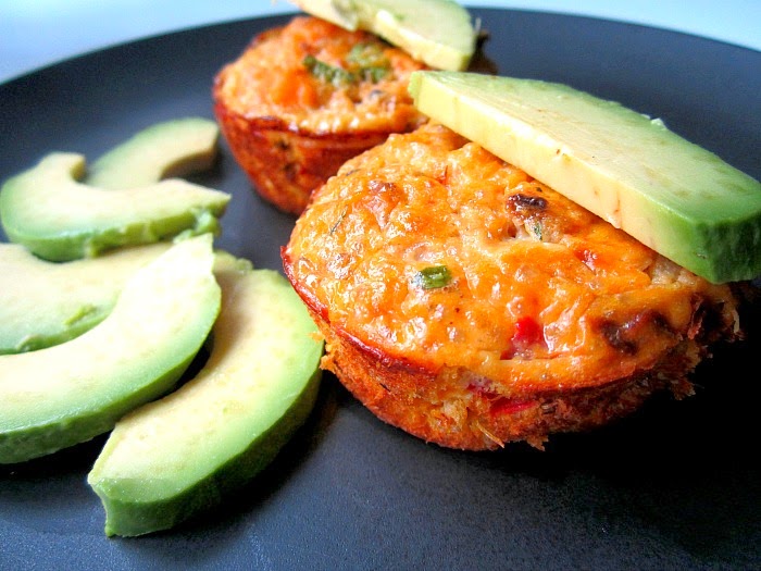 Good Morning Sweet Potato Goat Cheese Egg Muffins