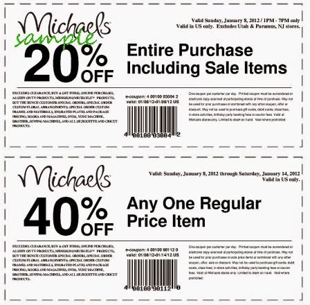 Michaels coupons january 2019