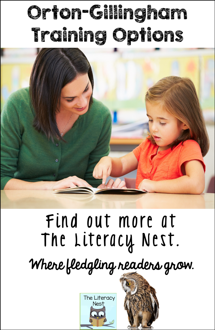 OrtonGillingham Training The Literacy Nest