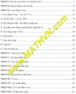 Lý thuyết và Bài tập Vật Lý 12 theo chủ đề ôn thi Đại học
