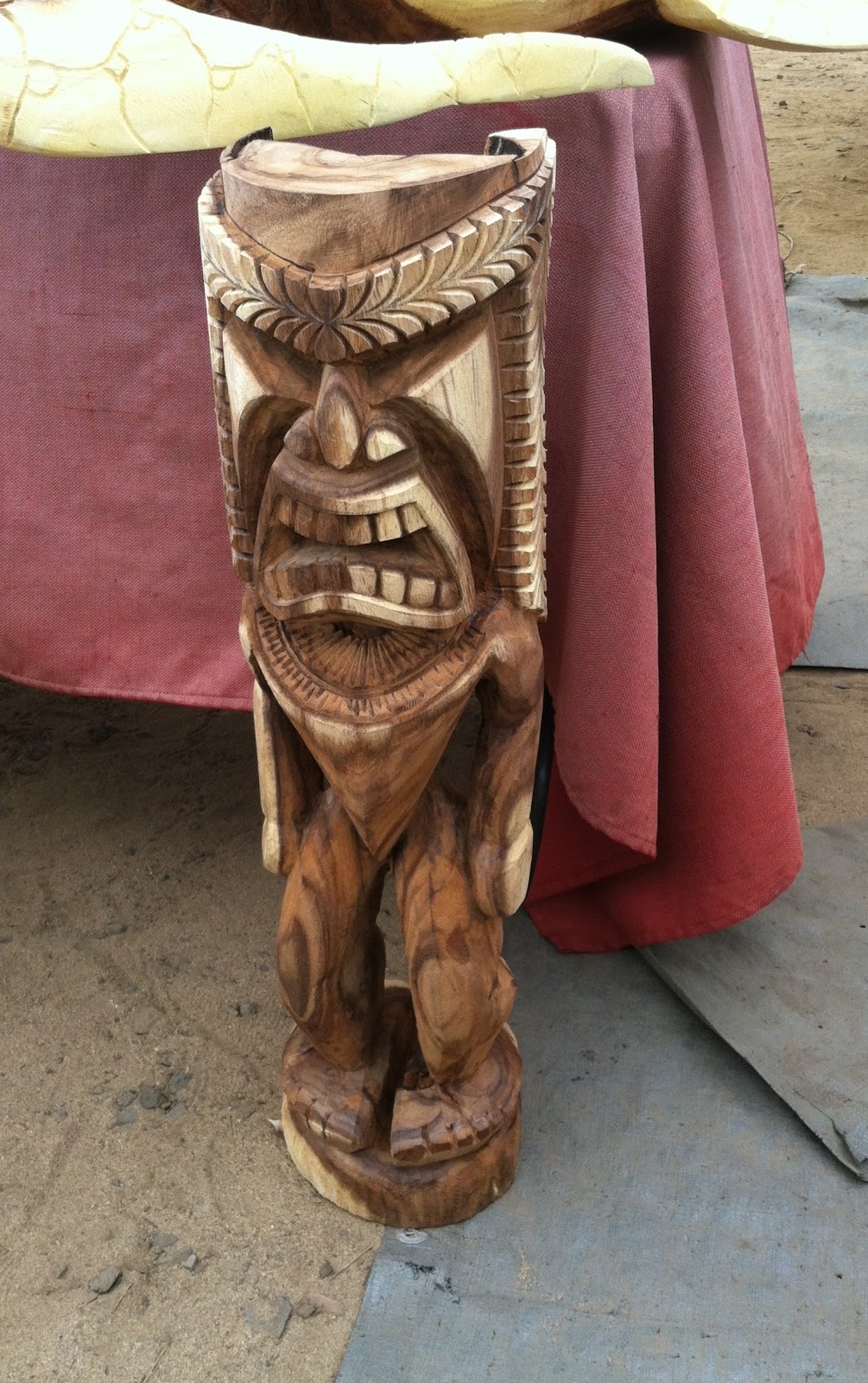 Let's Talk Wood Hawaiian Tiki Carving