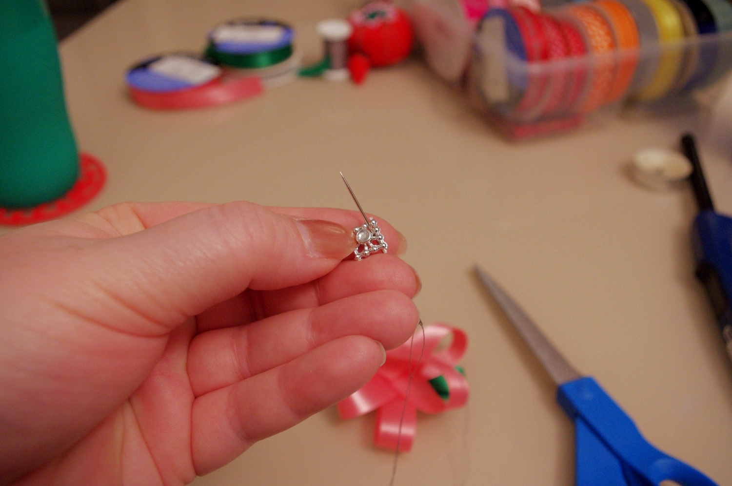 Silver Rose Sewing Tutorial Ribbon Flowers