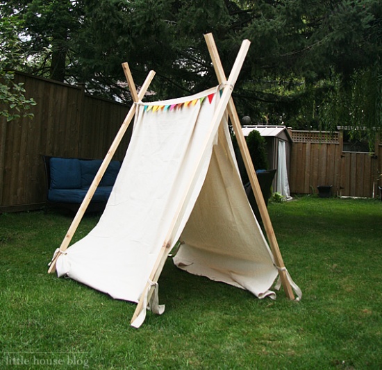 Dreams and Wishes Build a kid's halfterm garden den...