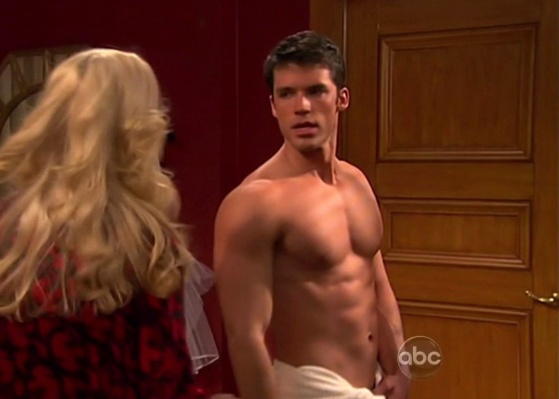 Picture About Male Actor David A. Gregory shirtless on One Life to Live.