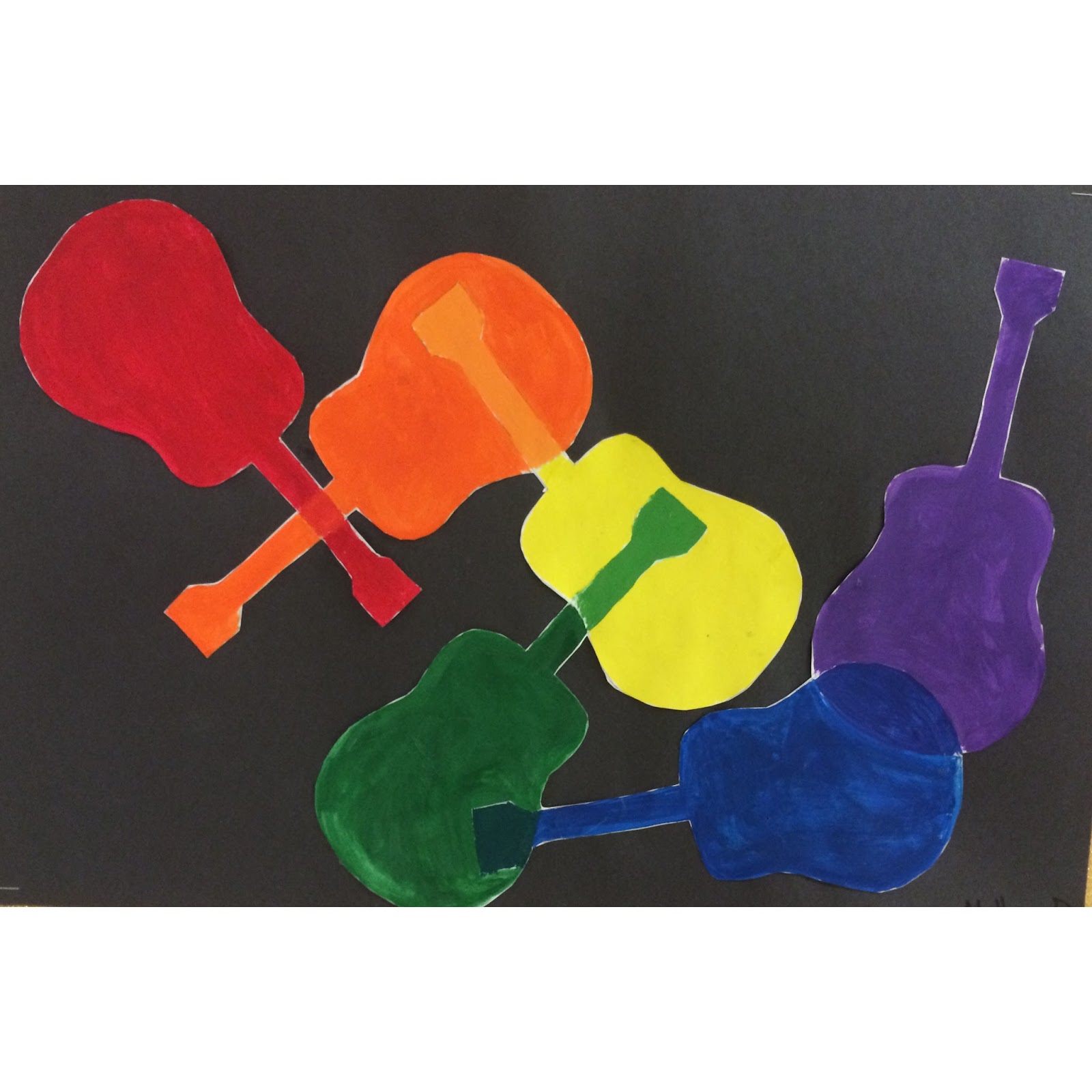Art. Paper. Scissors. Glue! Color Mixing Experiment