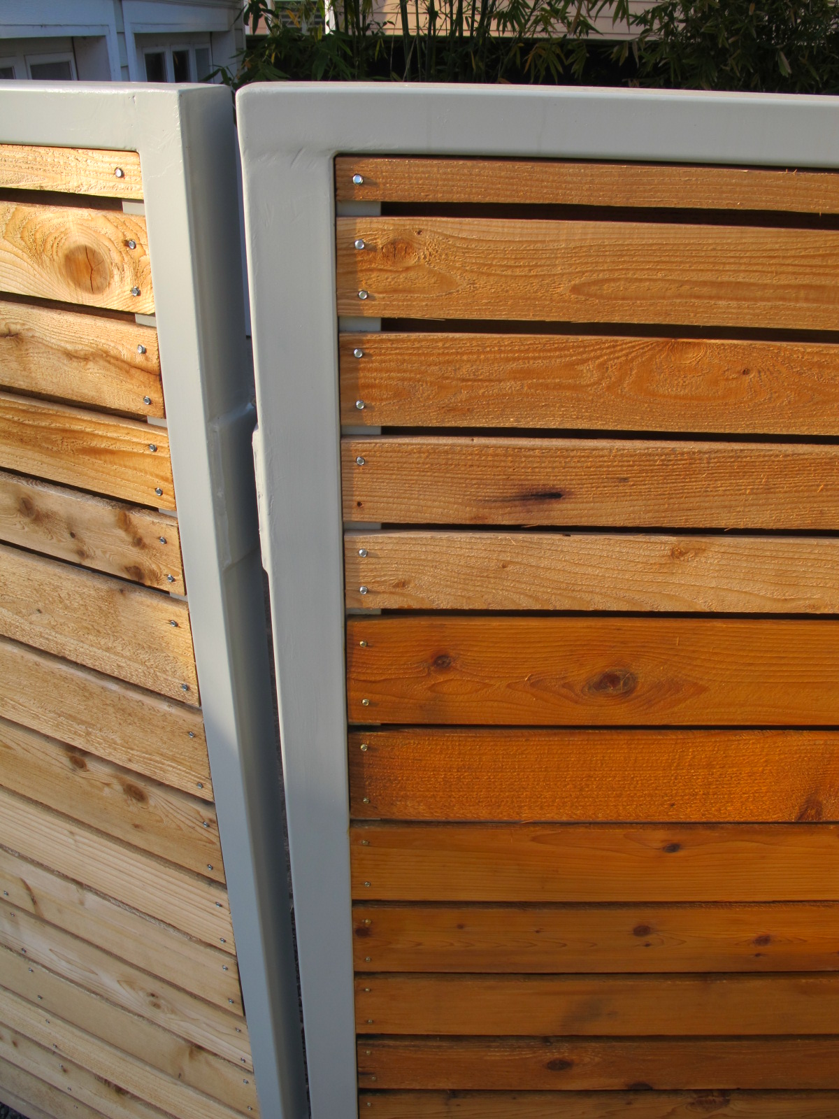 Christie Chase 600...sealing cedar fence