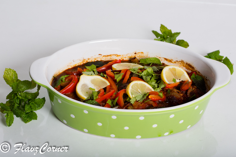 Fish Tagine with Lemon Cilantro Rice