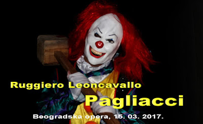 Pajaci, Ruđero Leonkavala, 15. 03. 2017. Beogradska opera, Narodno pozorište. Dejan Savić, Janko Si