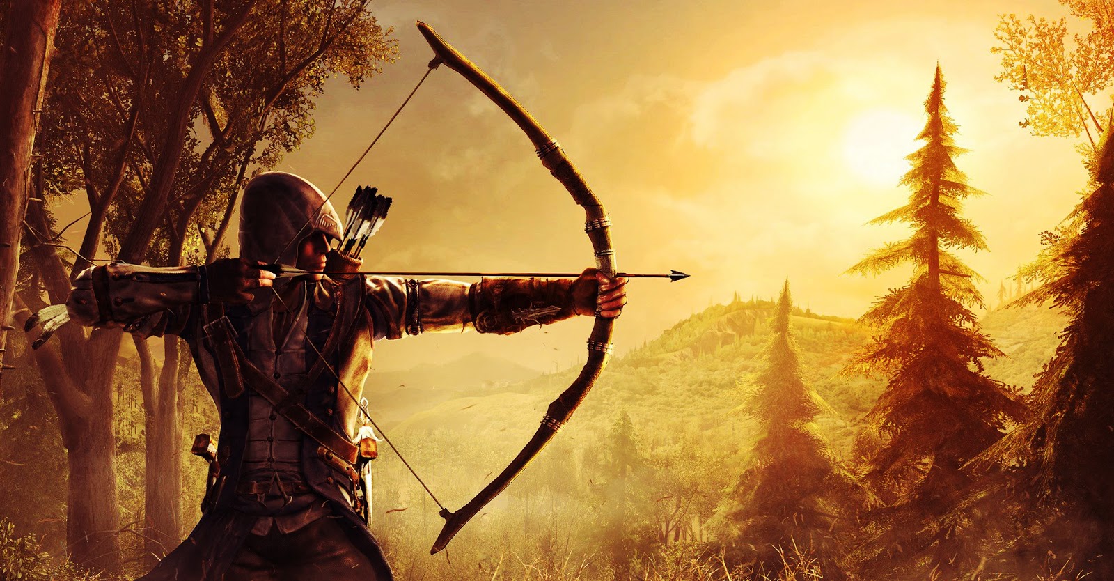 Desktop Wallpaper: Assassin’s Creed III Archer Desktop Wallpaper