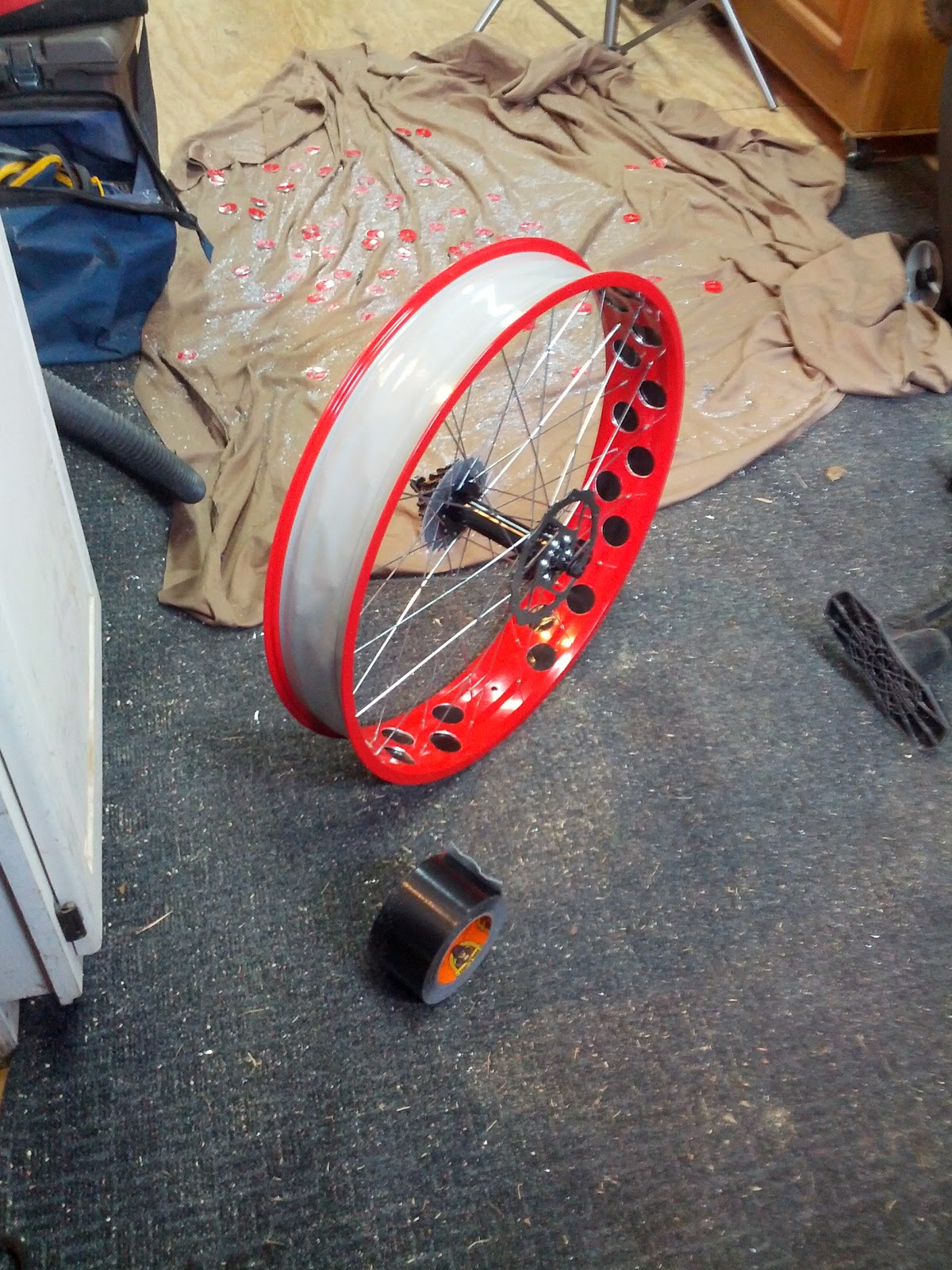 Right to Bike How to drill your rims.