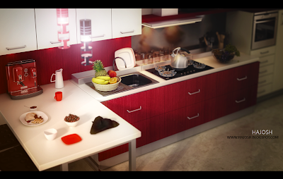Kitchendesigns on Hajosh Kod Interior Render Ifb Artkitchen Modern Kitchen Designs
