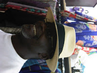 Panama Hat on smiling man at The Hat House NY