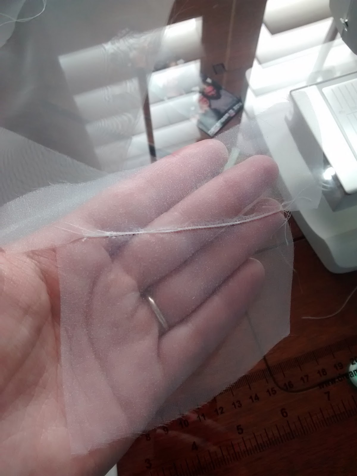 Sara Sewing Sewing a Wedding Dress