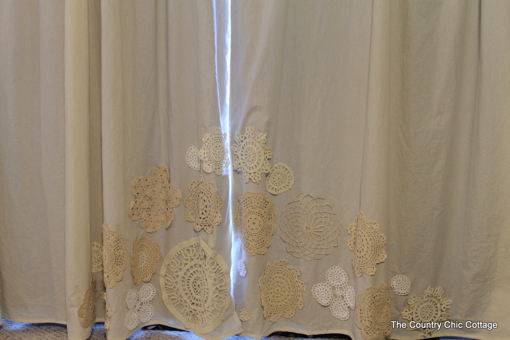 Doily Curtains{The Country Chic Cottage}