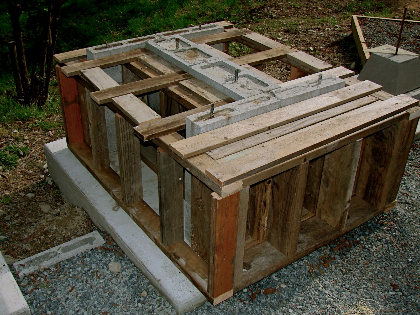 Cam Karen S House On Dale Place Suspended Slab For Pizza Oven