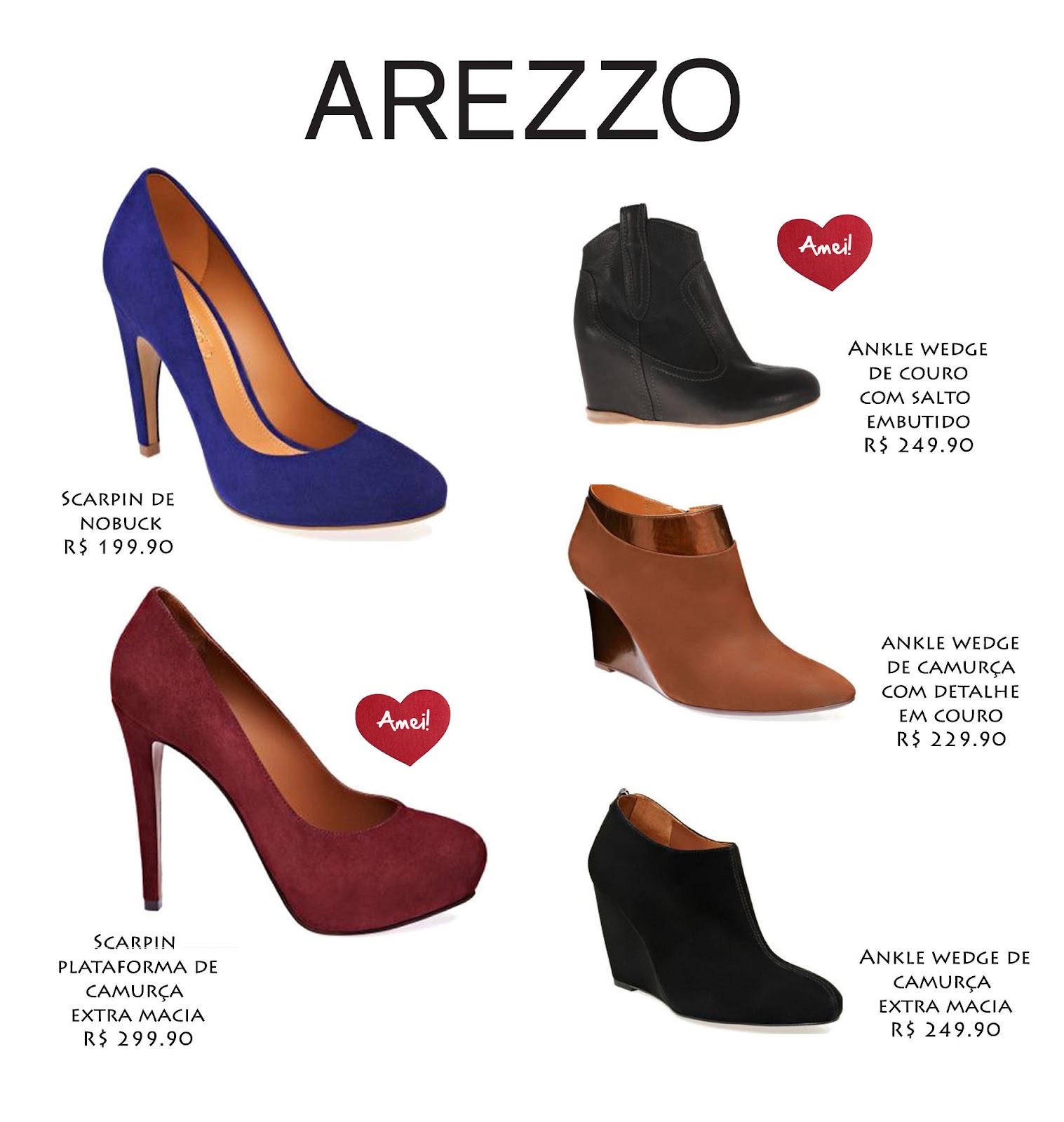 scarpin vinho arezzo