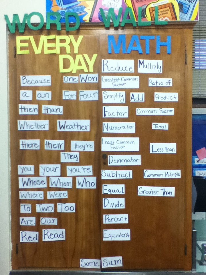 Teaching 4th and 5th Word Walls