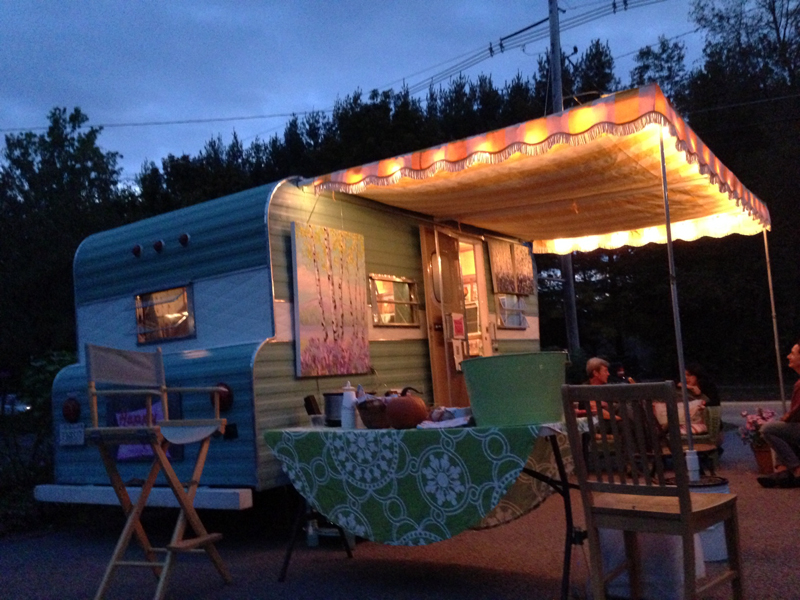 On the Road Studio Vintage Camper Gallery and Shoppe 1 Happy Camper