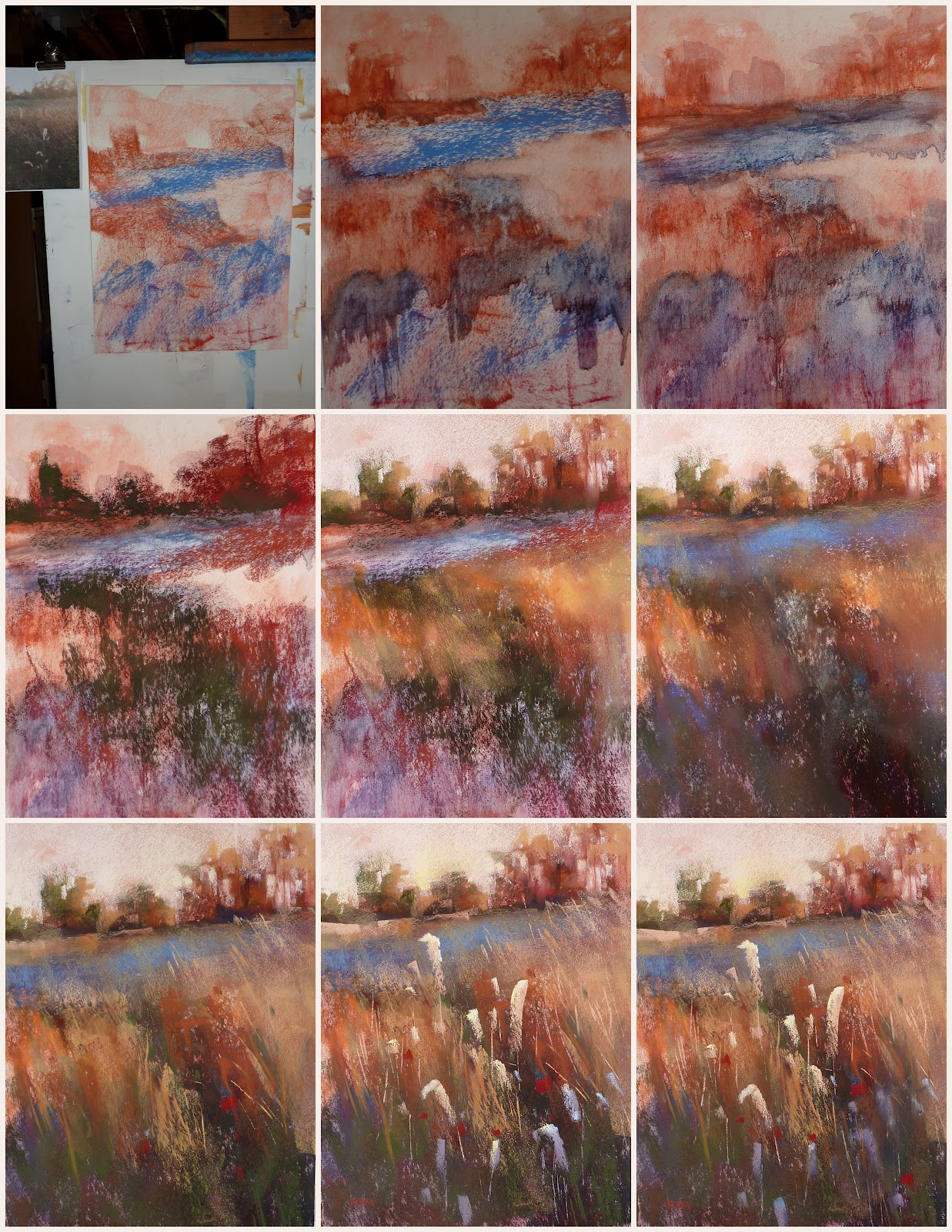 Painting My World Pastel Demo...I found my Stan Sperlak Pastels!