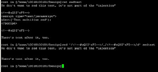 Linux Command Line Sed Examples