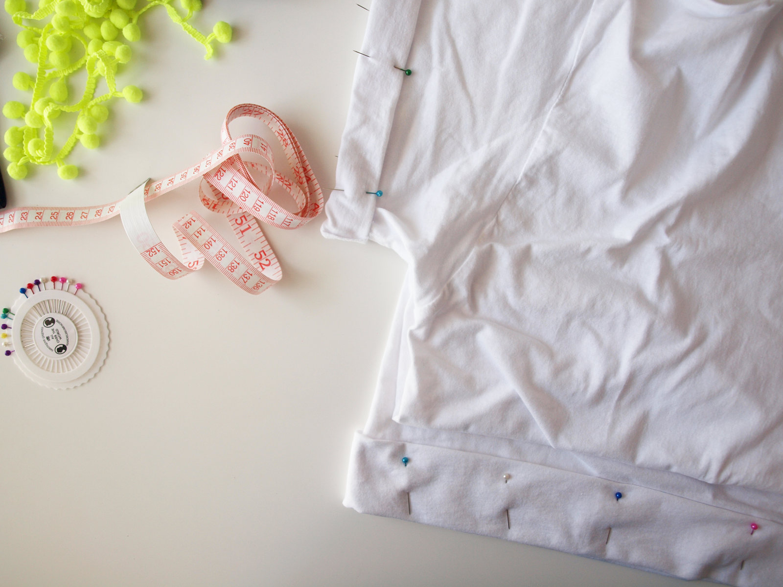 DIY Customiser un Tshirt blanc étape 1